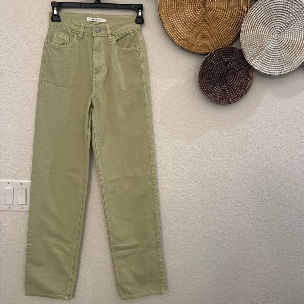 Pacific‎ Sunwear Green Straight Jeans size 22